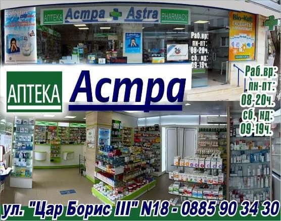 Астра КиТ - търговия на дребно, посредничество, ресторантьорски услуги, курсове за подготовка на кадри, органи…