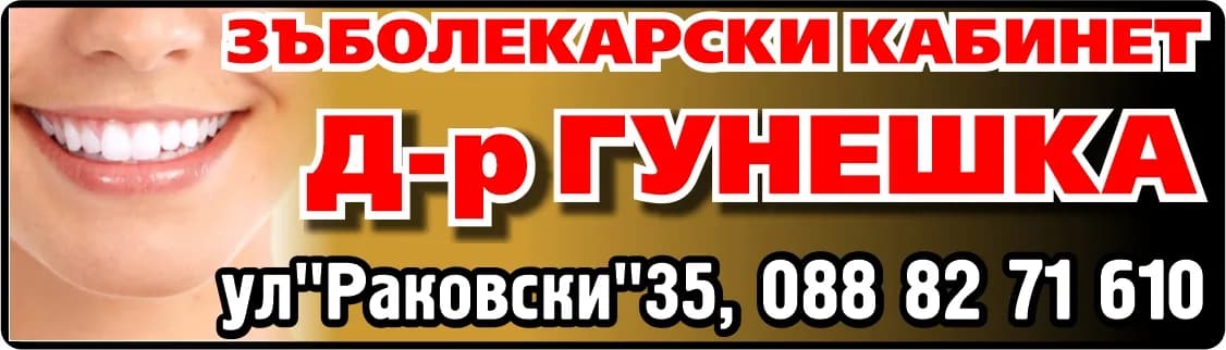 Д-Р НИКОЛИНКА ГУНЕШКА - АМБУЛАТОРИЯ ЗА ПЪРВИЧНА МЕДИЦИНСКА ПОМОЩ - ИНДИВИДУАЛНА ПРАКТИКА ПО ДЕНТАЛНА МЕДИЦИНА - Осъществяване на извънболнична първична помощ - индивидуална практика по дентална медицина, включващ…
