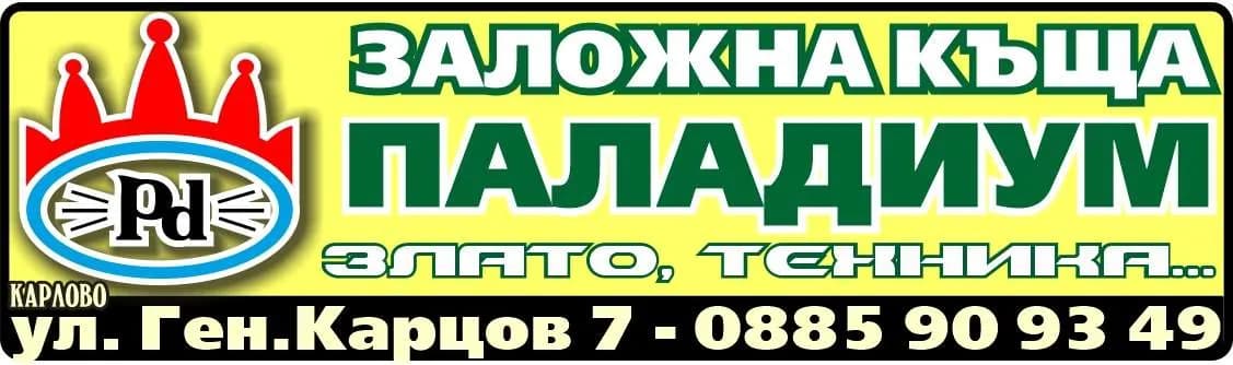ПАЛАДИУМ - 2001 - ЗАЛОЖНА КЪЩА - ЗАЛОЖНА КЪЩА, ПРЕДОСТАВЯЩА ПАРИЧНИ ЗАЕМИ ОБЕЗПЕЧЕНИ СЪС ЗАЛОГ ВЪРХУ ДВИЖИМИ ВЕЩИ И РАБОТА С БЛАГОРОД…