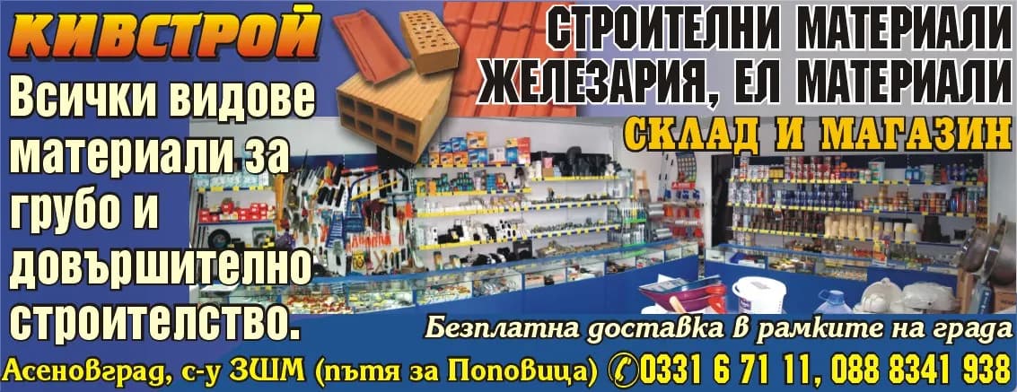 КИВСТРОЙ - ПРОЕКТИРАНЕ И СТРОИТЕЛСТВО НА ЖИЛИЩНИ СГРАДИ И ДРУГИ ОБЕКТИ, ПРЕДПРИЕМАЧЕСКА ДЕЙНОСТ, ПРОИЗВОДСТВО И…